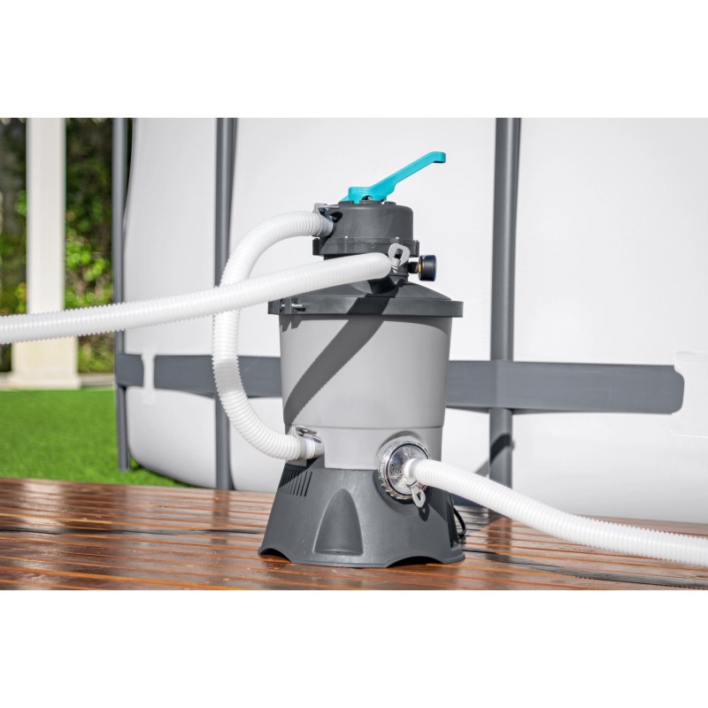 Pompe de filtration à sable pour piscine hors sol 3 596 L/h