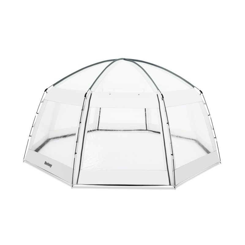 Dôme de protection pour piscine hors sol rondes jusqu'à Ø 4,88m