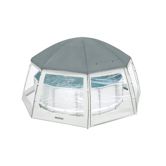 Dôme de protection pour piscine hors sol rondes jusqu'à Ø 4,88m