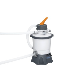 Pompe de filtration à sable 3,028 m3/h avec balles filtrantes Polysphères  (4 sachets)