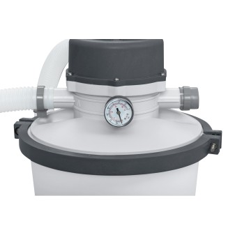 Pompe de filtration à sable 3,028 m3/h avec balles filtrantes Polysphères  (4 sachets)