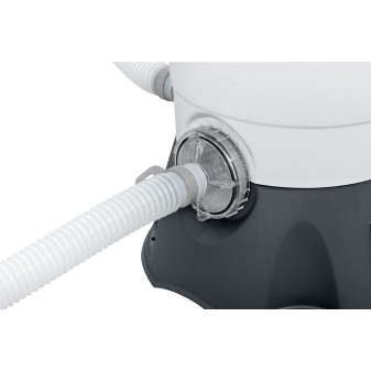 Pompe de filtration à sable 3,028 m3/h avec balles filtrantes Polysphères  (4 sachets)