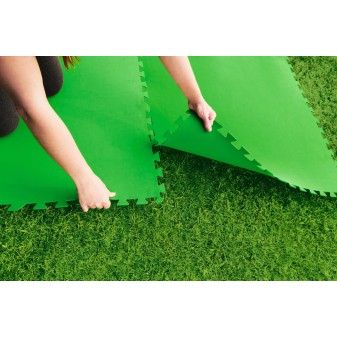 Lot de 9 tapis de protection pré formés 78 x 78 cm