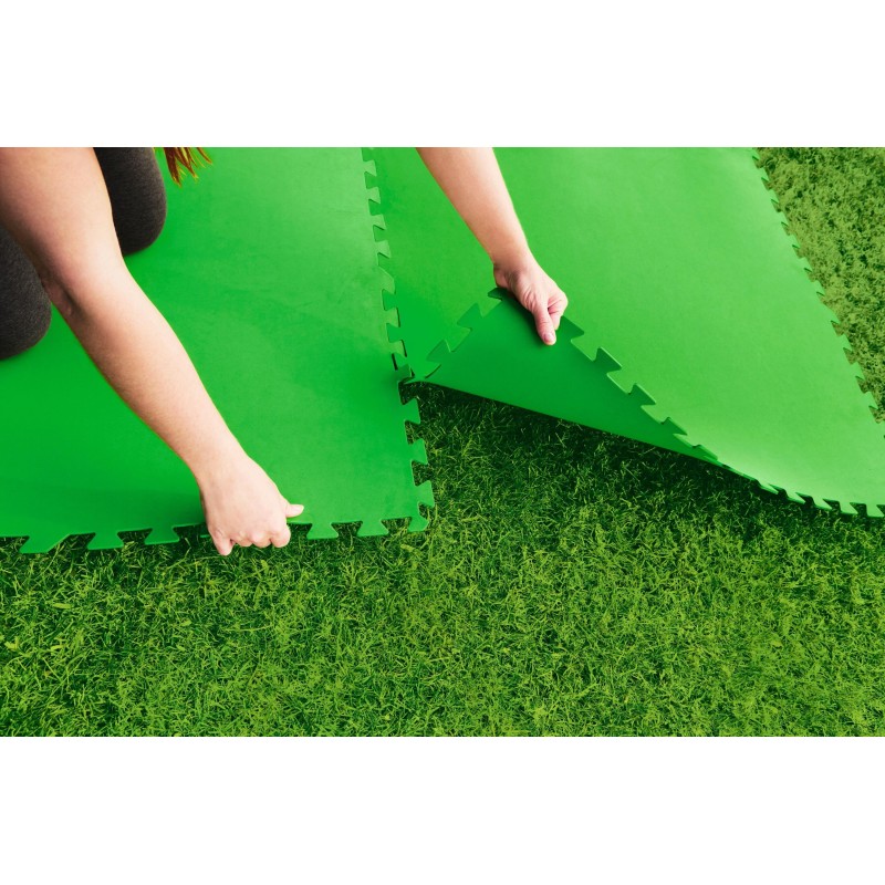 Lot de 9 tapis de protection pré formés 78 x 78 cm