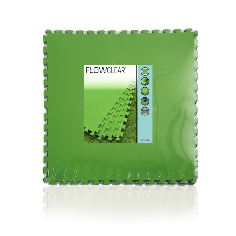 Lot de 9 tapis de protection pré formés 78 x 78 cm