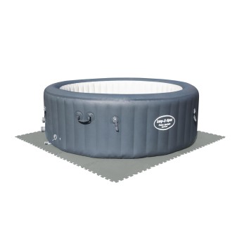 Tapis de sol pour piscine 9 pièces de 50 x 50 cm gris