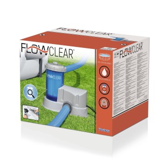 Pompe de filtration à cartouche (type III), débit de la pompe : 5678L/h, pour piscines de 1100 à 31700L