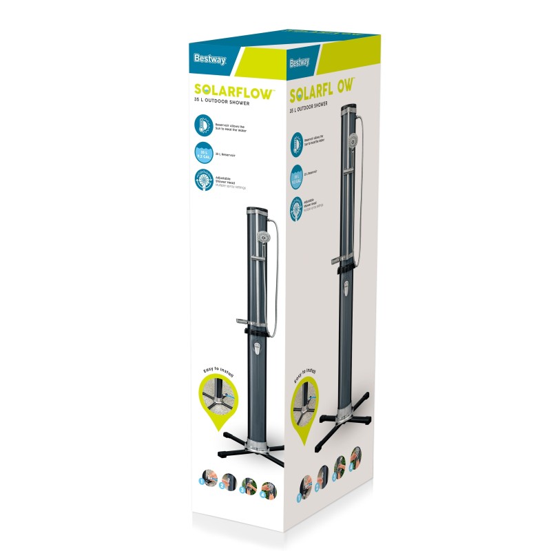 Douche solaire de jardin 35L SolarFlow Douche solaire de jardin 35L SolarFlow