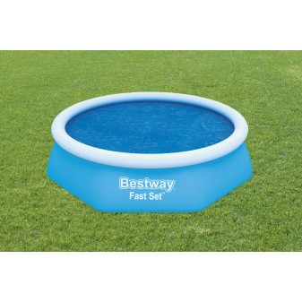 Bâche à bulles ronde 350 cm pour piscine Fast Set Ø396 cm