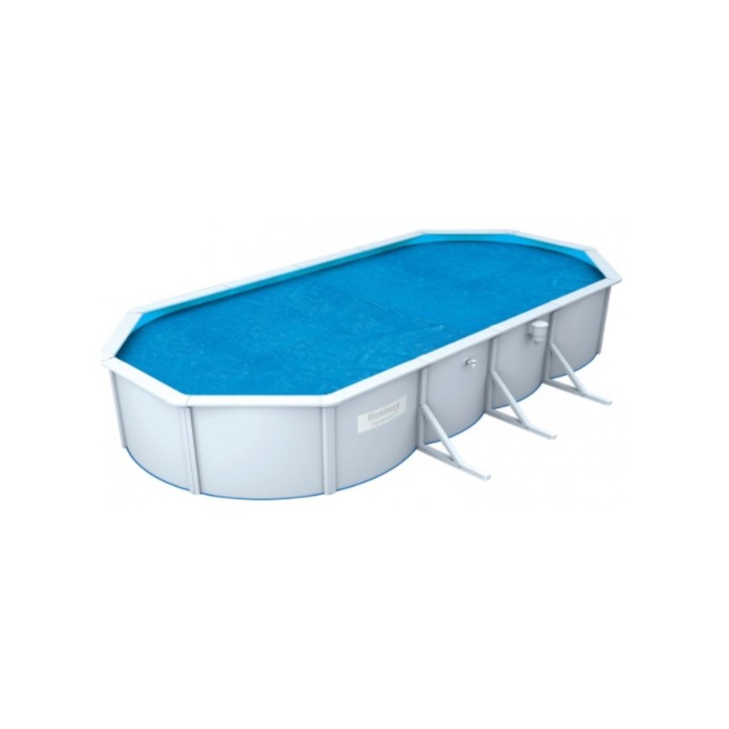 Bâche à bulles ovale 490x350cm pour piscine Hydrium 500x360x120cm