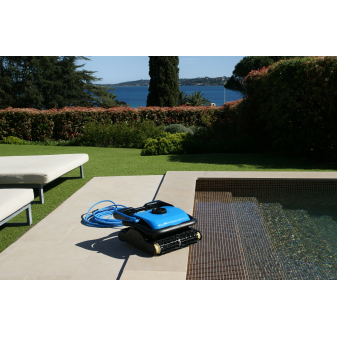 Robot piscine électrique Saphyr - nettoyage fond et parois - 6x12m max