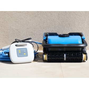 Robot piscine électrique Saphyr - nettoyage fond et parois - 6x12m max