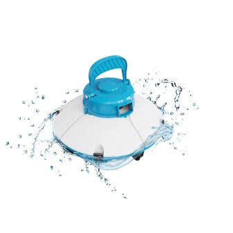 Robot piscine autonome Frisbee bleu - nettoyage fond plat - 5x3m max