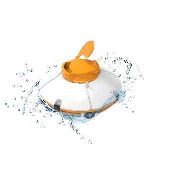 Robot piscine autonome Frisbee orange - nettoyage fond plat - 5x3m max