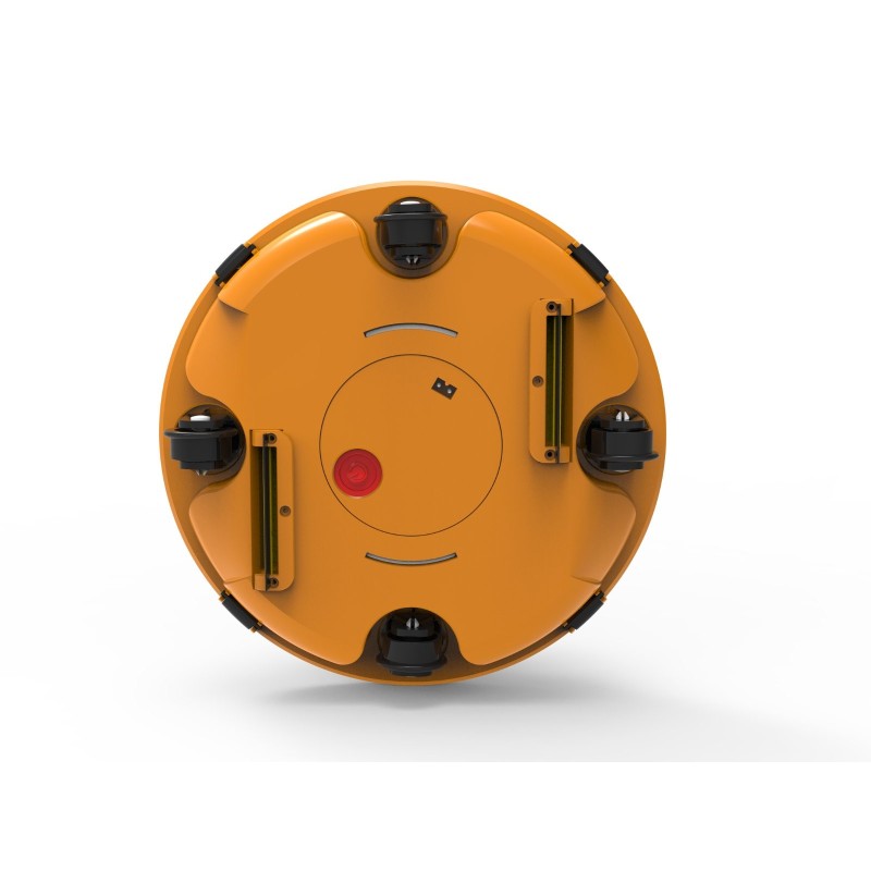 Robot piscine autonome Frisbee orange - nettoyage fond plat - 5x3m max