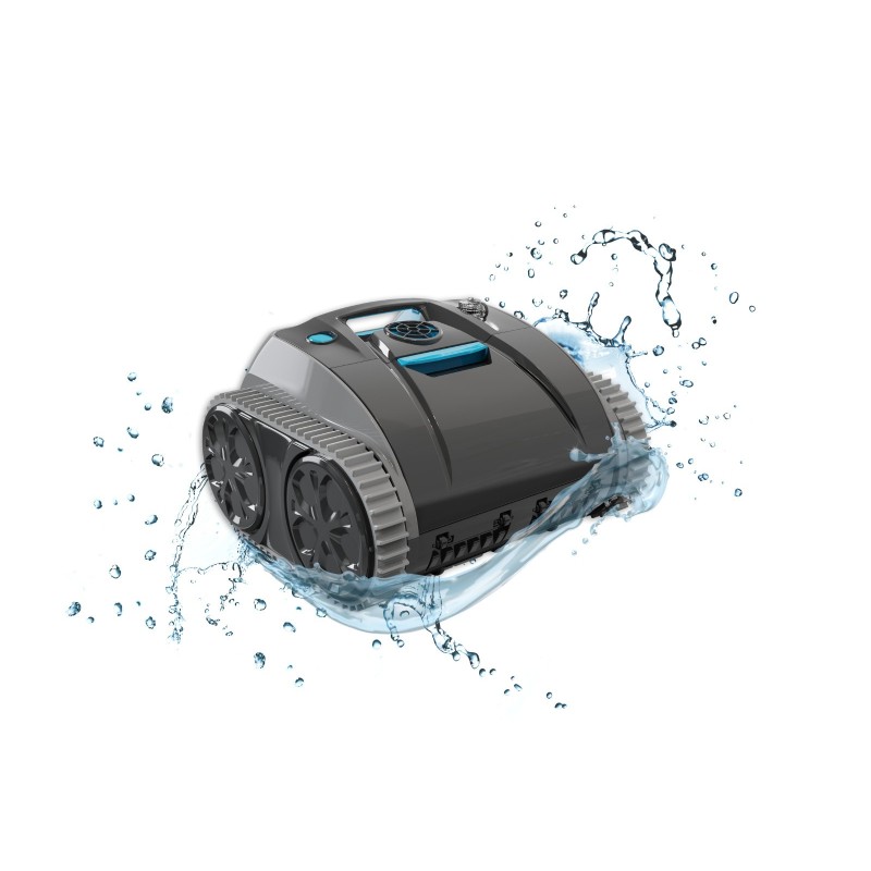 Robot piscine autonome Opale - nettoyage fond et parois - 5x9m max