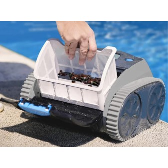 Robot piscine autonome Opale - nettoyage fond et parois - 5x9m max