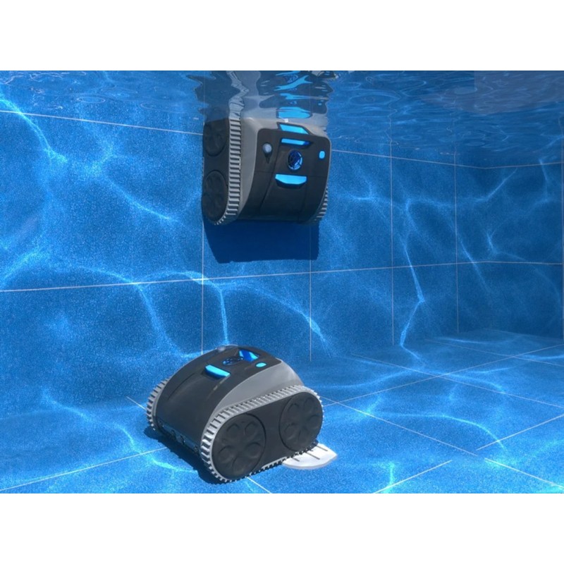 Robot piscine autonome Opale - nettoyage fond et parois - 5x9m max