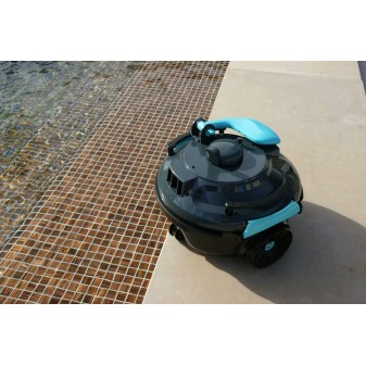 Robot piscine autonome Guppy gris - nettoyage fond plat - 10m² max