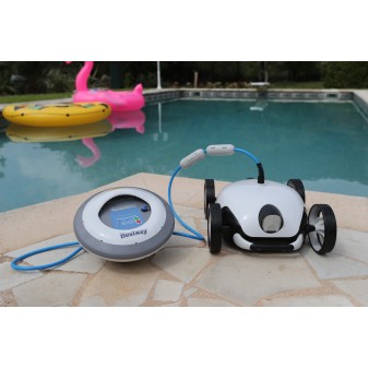 Robot piscine électrique Falcon+ - nettoyage fond et pentes - 28m² max