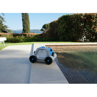 Robot piscine autonome Thetys - nettoyage fond plat - 20m² max