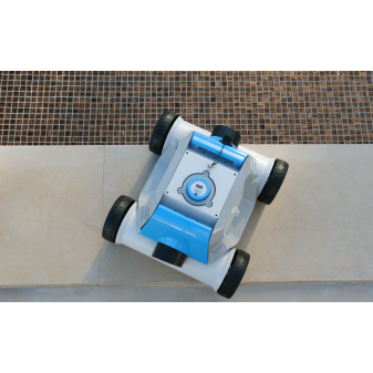 Robot piscine autonome Thetys - nettoyage fond plat - 20m² max