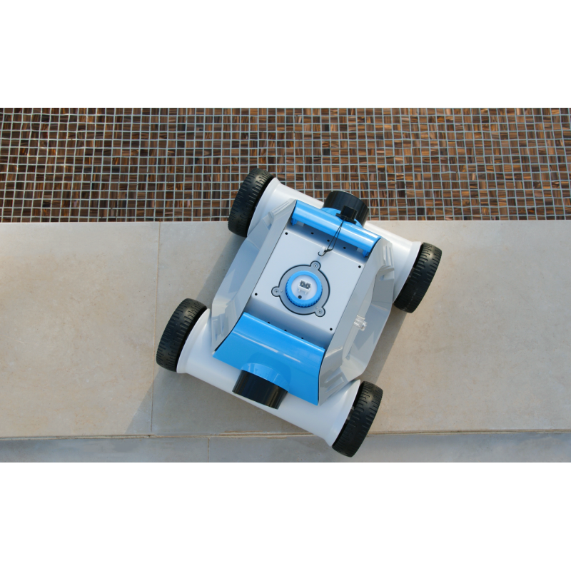 Robot piscine autonome Thetys - nettoyage fond plat - 20m² max