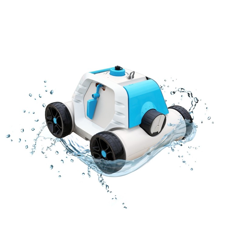Robot piscine autonome Thetys - nettoyage fond plat - 20m² max