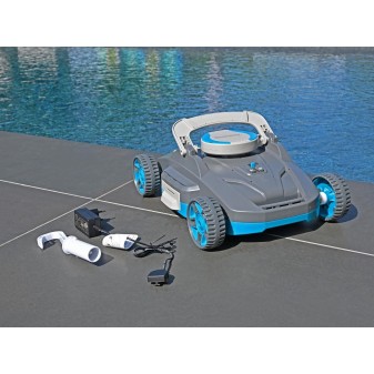 Robot piscine rechargeable Platine - nettoyage fond plat - 20 m² max