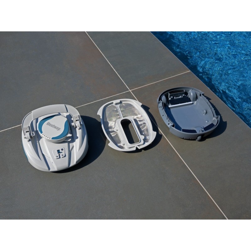 Robot piscine rechargeable Jade - nettoyage fond plat - 15 m² max Robot piscine rechargeable Jade - nettoyage fond plat - 15 m² max
