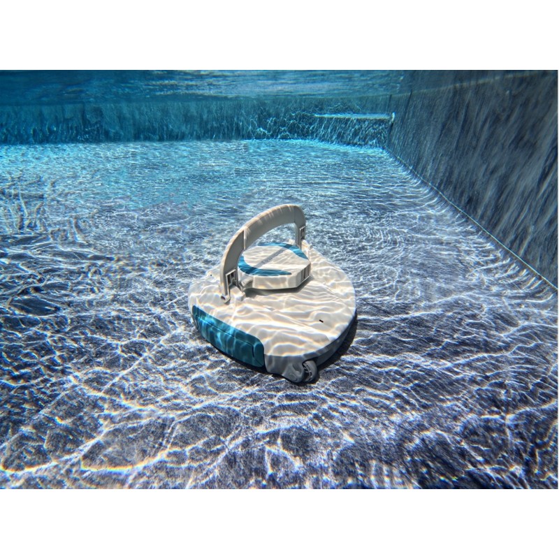 Robot piscine rechargeable Jade - nettoyage fond plat - 15 m² max Robot piscine rechargeable Jade - nettoyage fond plat - 15 m² max