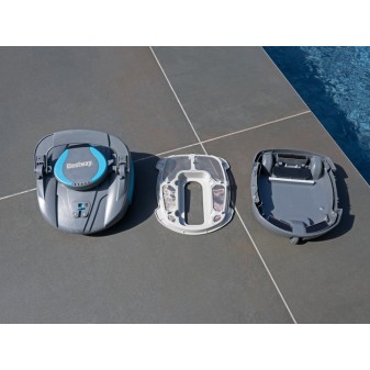 Robot piscine rechargeable Cristal - nettoyage fond plat - 10 m² max