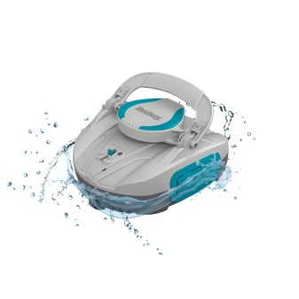 Robot piscine rechargeable Quartz - nettoyage fond plat - 10 m² max