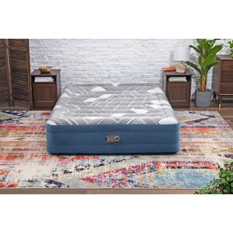 Lit gonflable 2 places 203x152x36cm pompe électrique intégrée