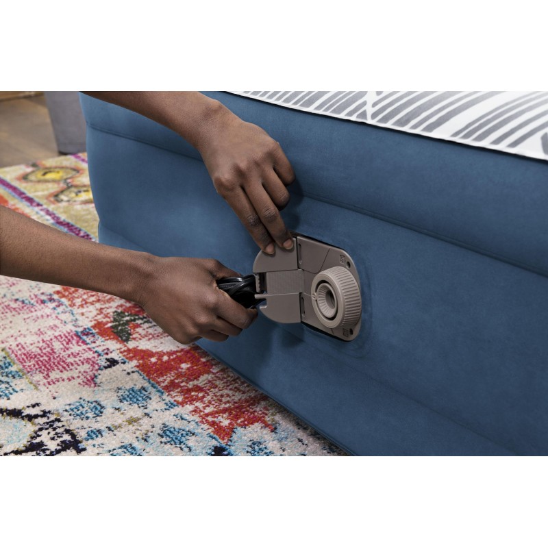 Lit gonflable 2 places 203x152x36cm pompe électrique intégrée