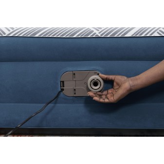 Lit gonflable 2 places 203x152x36cm pompe électrique intégrée