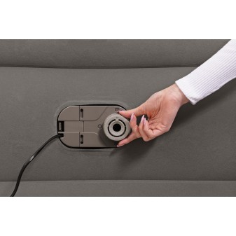 Lit gonflable 2 places 203 x 152 x 56 cm pompe électrique intégrée