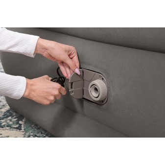 Lit gonflable 2 places 203 x 152 x 56 cm pompe électrique intégrée