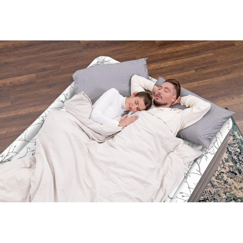 Lit gonflable 2 places 203 x 152 x 56 cm pompe électrique intégrée