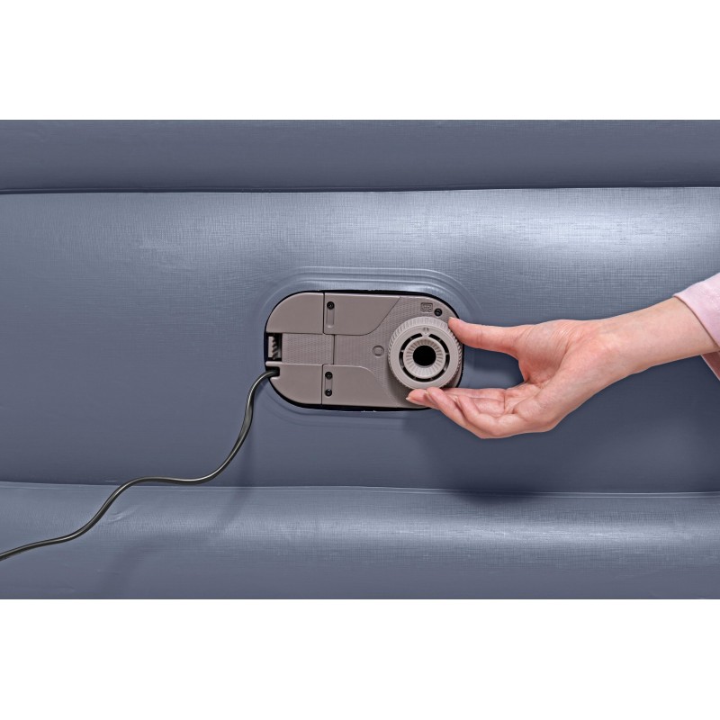 Lit gonflable 1 place 191 x 97 x 51 cm pompe électrique intégrée Lit gonflable 1 place 191 x 97 x 51 cm pompe électrique intégrée