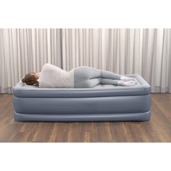 Lit gonflable 1 place 191 x 97 x 51 cm pompe électrique intégrée Lit gonflable 1 place 191 x 97 x 51 cm pompe électrique intégrée