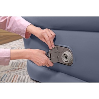 Lit gonflable 1 place 191 x 97 x 51 cm pompe électrique intégrée Lit gonflable 1 place 191 x 97 x 51 cm pompe électrique intégrée