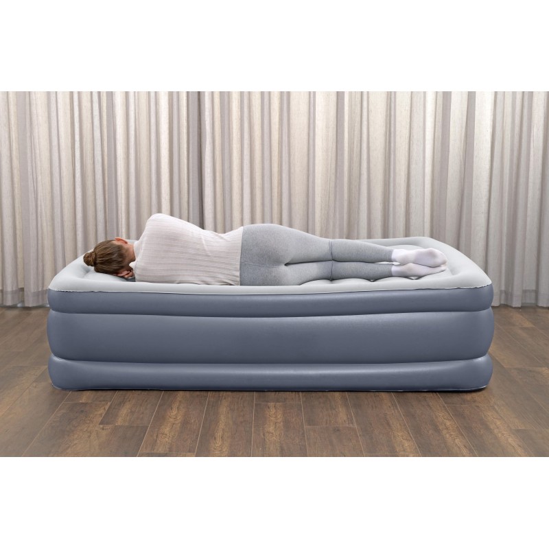 Lit gonflable 2 places 203 x 152 x 51 cm pompe électrique intégrée