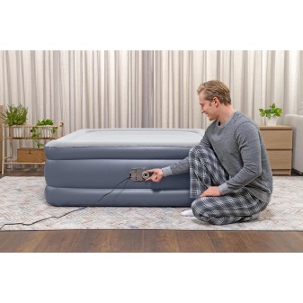 Lit gonflable 2 places 203 x 152 x 51 cm pompe électrique intégrée