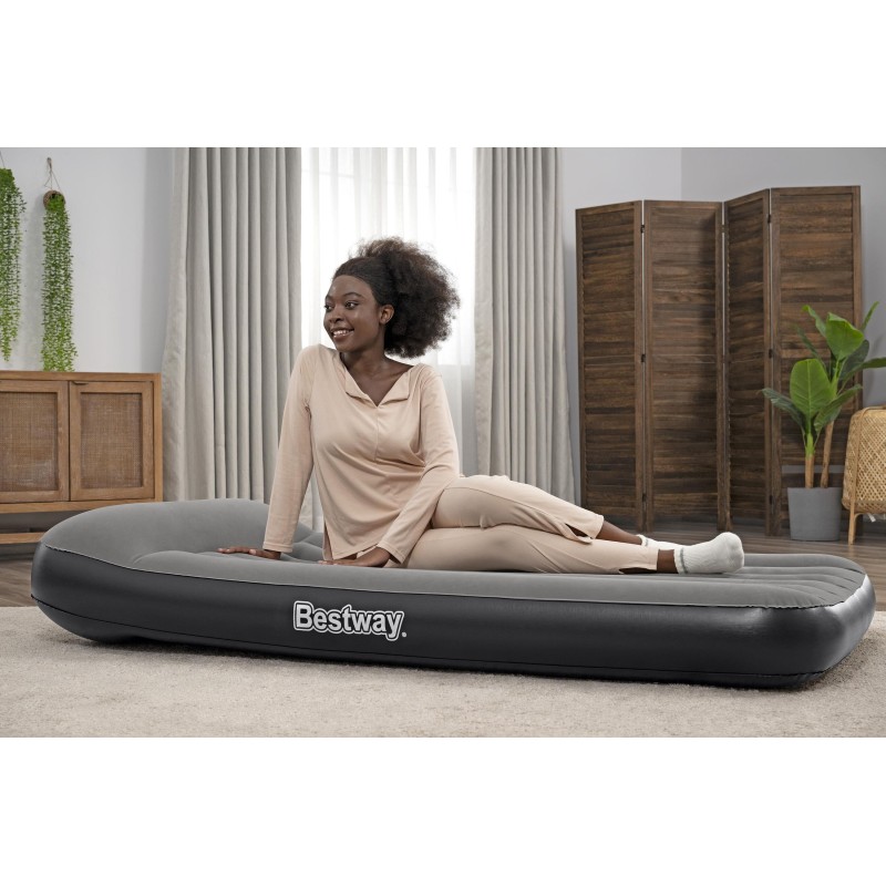 Matelas gonflable 1 place à pompe électrique USB