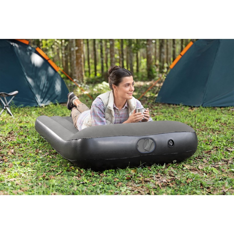 Matelas gonflable 1 place à pompe électrique USB