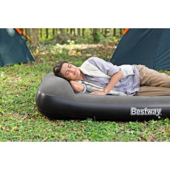 Matelas gonflable 1 place à pompe électrique USB