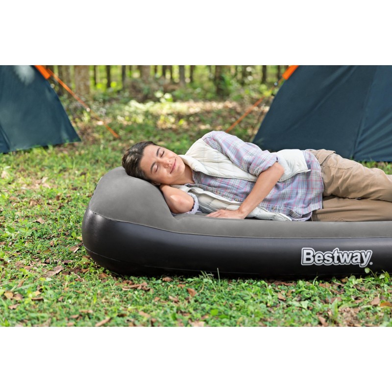 Matelas gonflable 1 place à pompe électrique USB