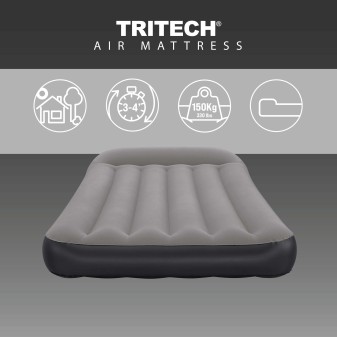 Matelas gonflable 1 place à pompe électrique USB