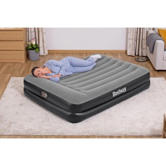 Lit gonflable 2 places 203 x 152 x 46cm pompe électrique intégrée